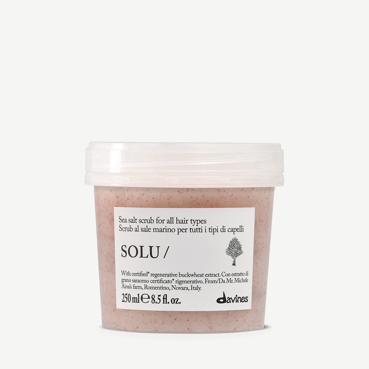 Davines UK SOLU Sea Salt Scrub - Deep cleansing sea salt scrub for all hair types