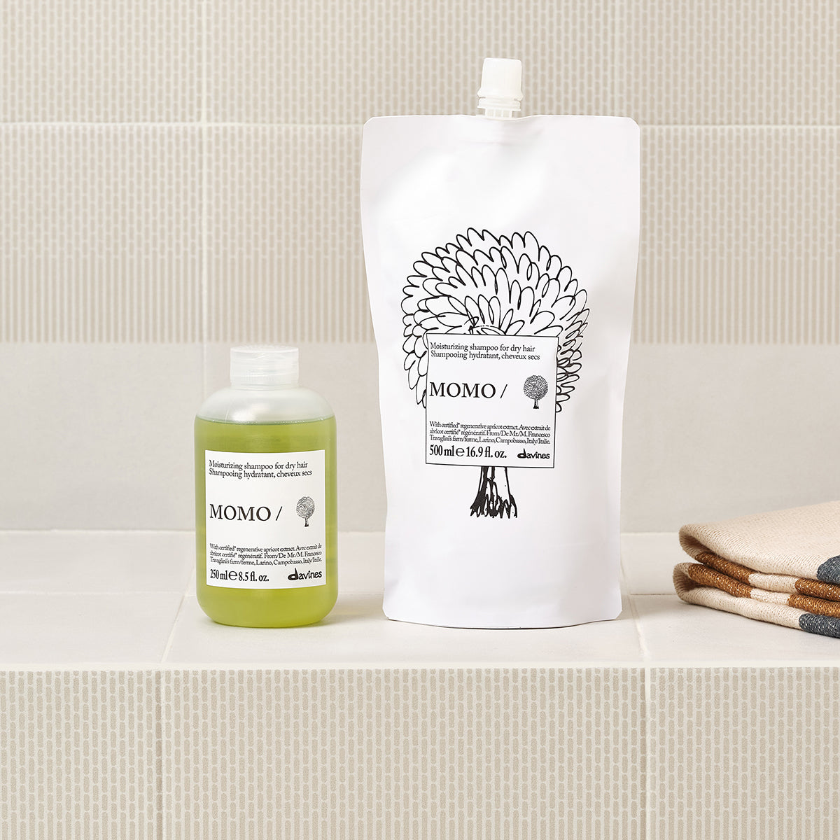 Davines UK MOMO Shampoo - Moisturizing shampoo for dry hair