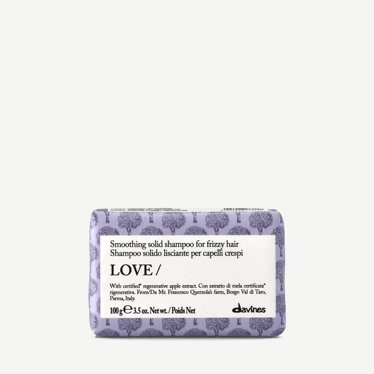 Davines UK LOVE SMOOTHING Solid Shampoo - Smoothing solid shampoo for frizzy hair