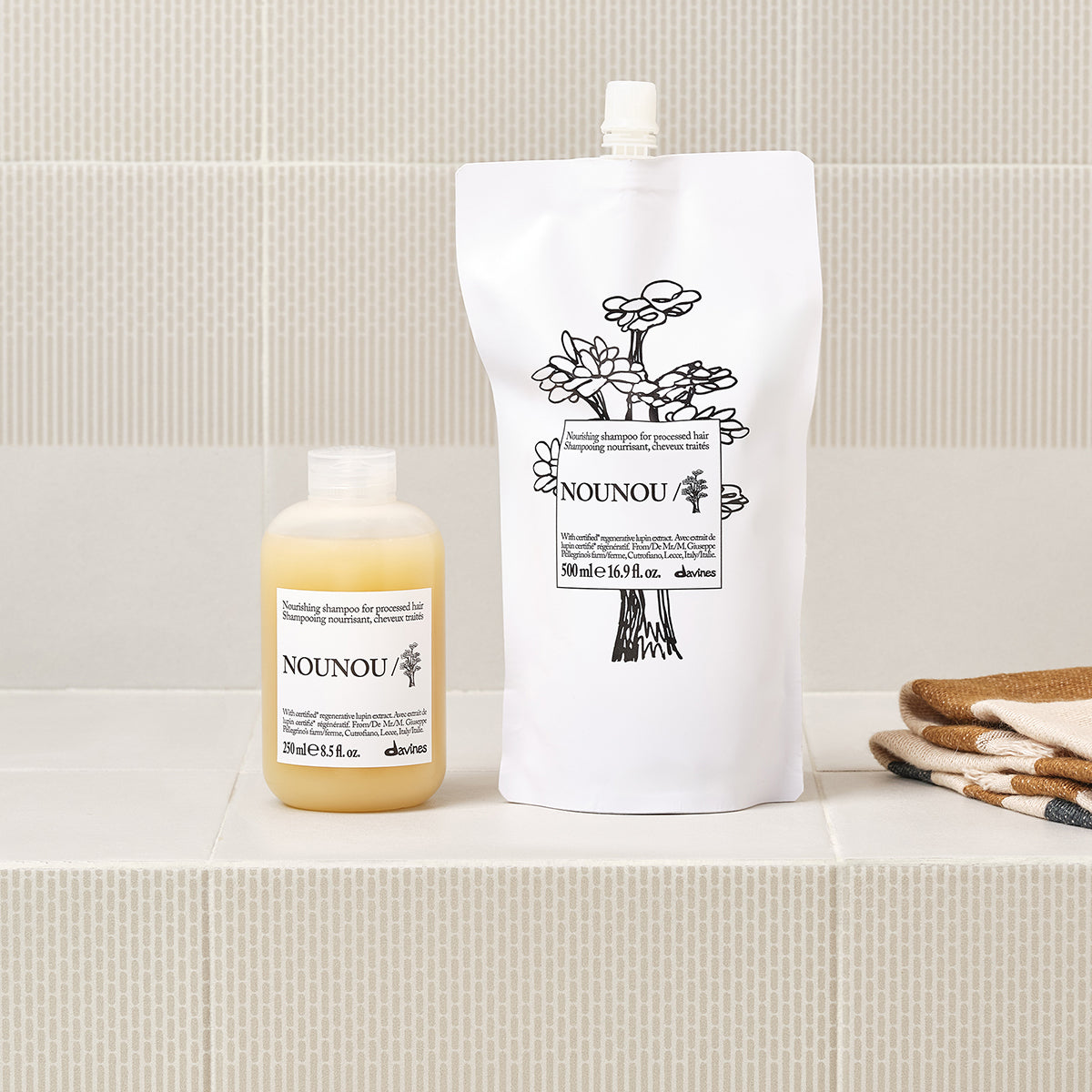 Davines UK NOUNOU Shampoo - Nourishing shampoo for processed hair