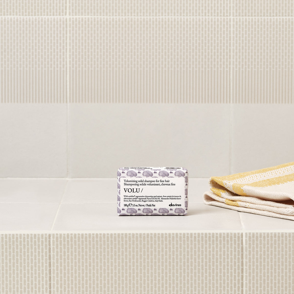 Davines UK VOLU Solid Shampoo - Volumizing solid shampoo for fine hair