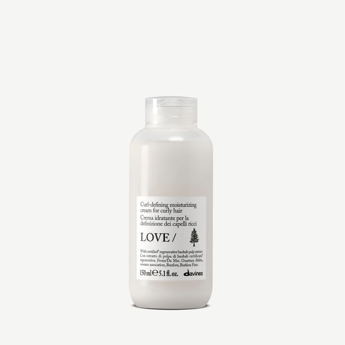 Davines UK LOVE CURL Cream - Curl-defining moisturizing cream for curly hair