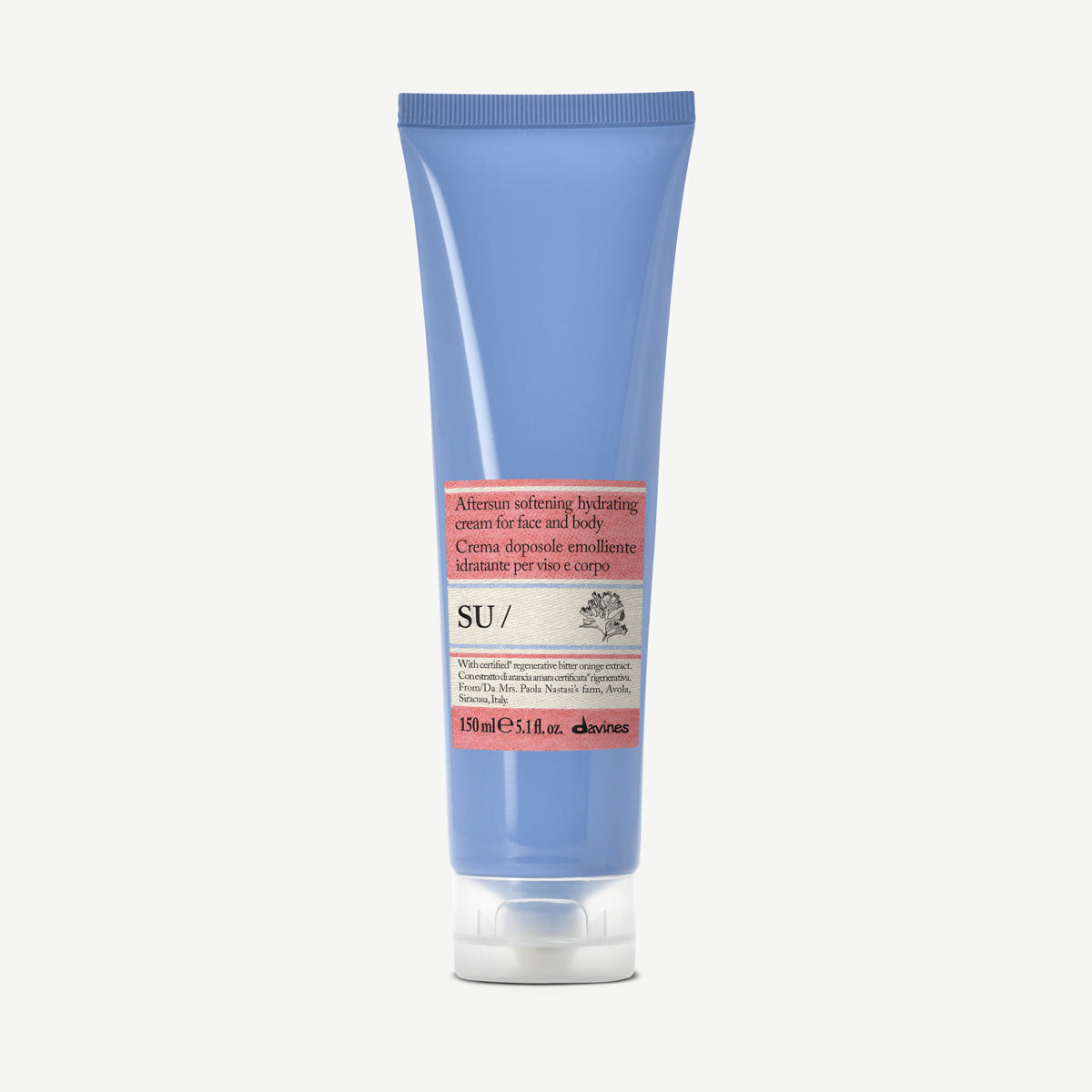 Davines UK SU Aftersun Cream - Aftersun softening hydrating cream for face and body