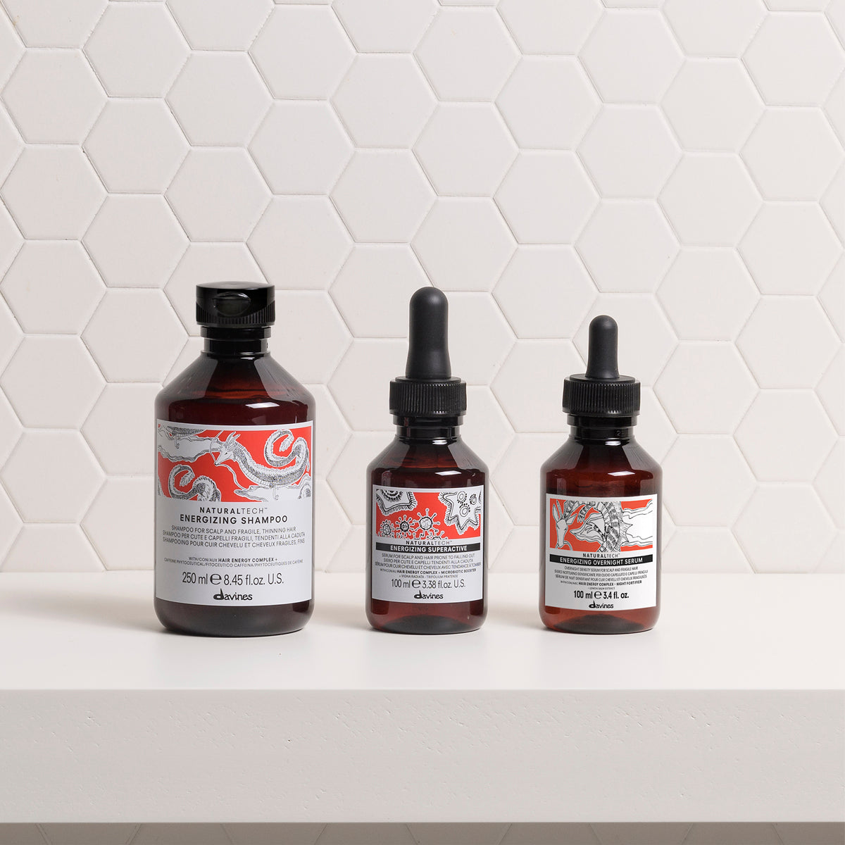 Davines UK ENERGIZING Overnight Serum - Overnight leave-in serum for scalp and hair.