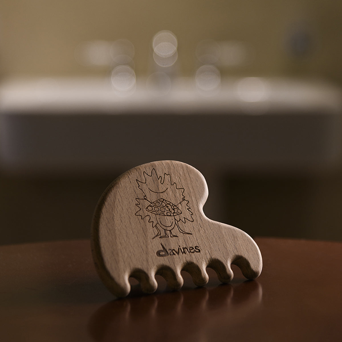 Davines UK Wooden GUA SHA - Scalp & face massager
