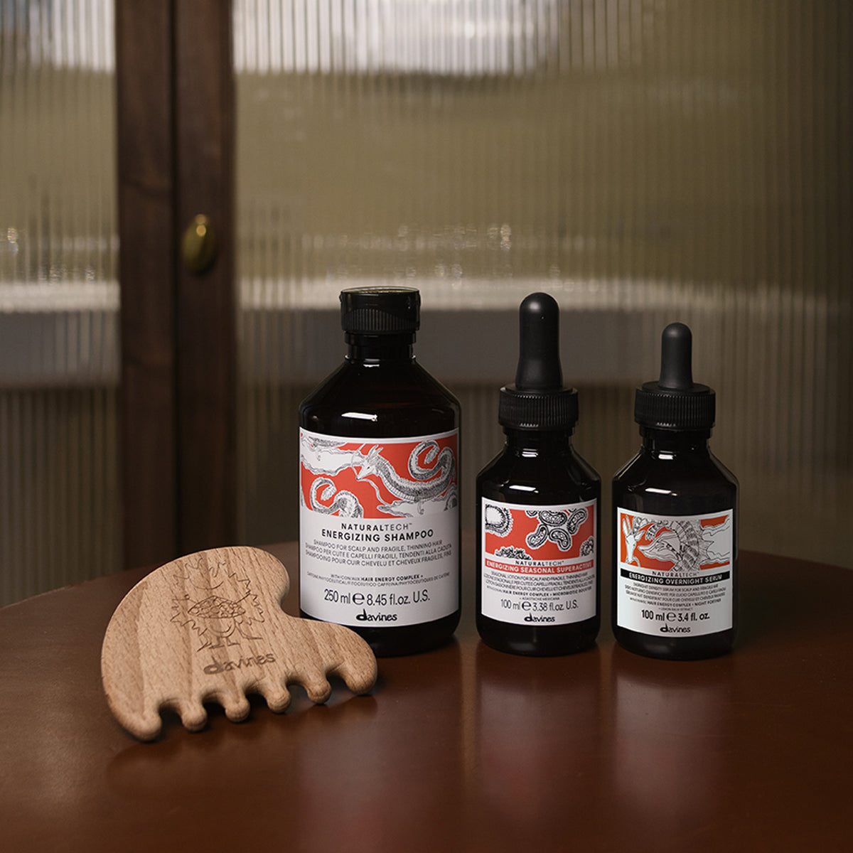 Davines UK Wooden GUA SHA - Scalp & face massager