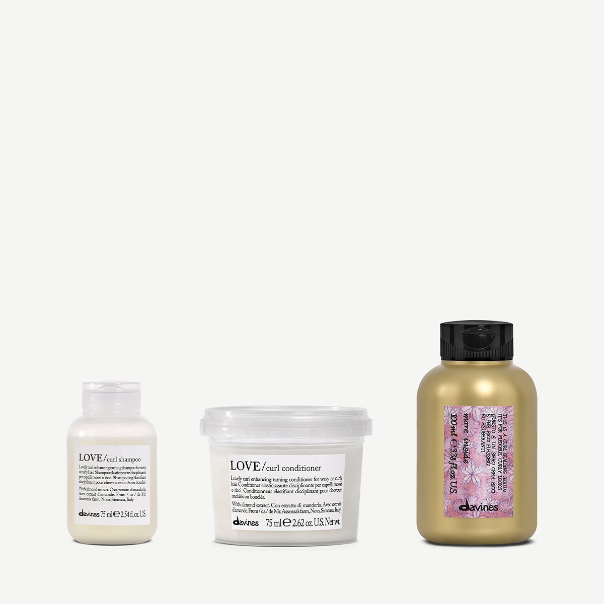 Curly Hair Trial Kit 1  3 pz.Davines