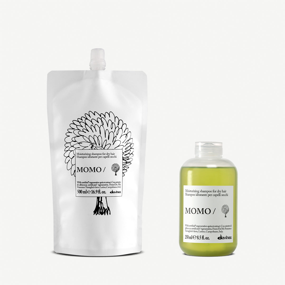 MOMO Shampoo + Refill 1 1 kitDavines