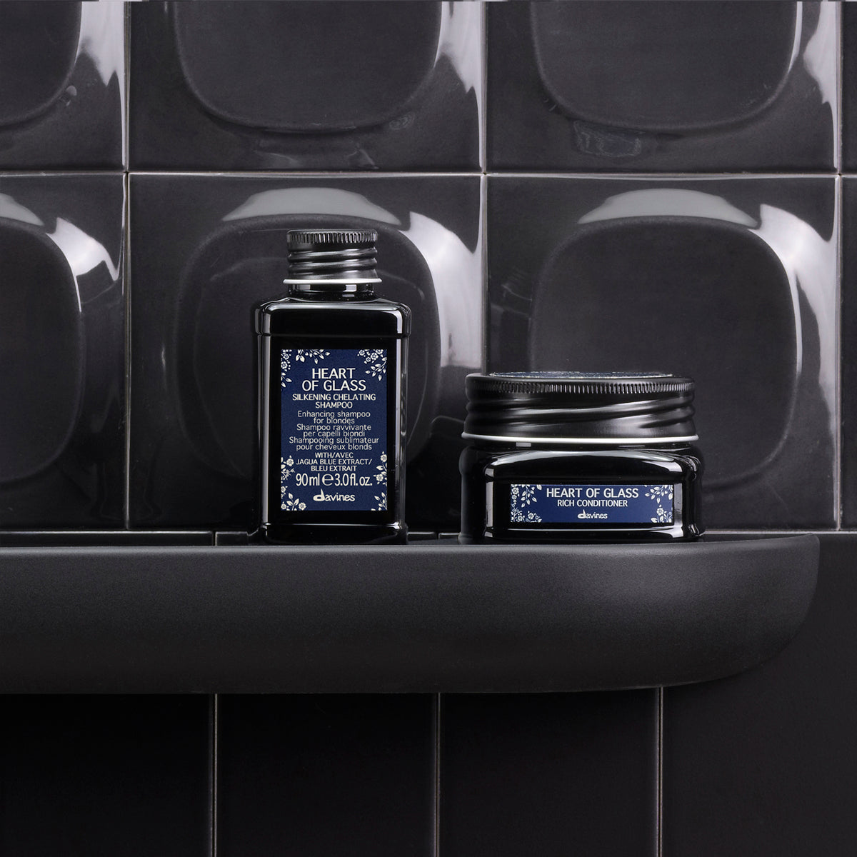 Davines UK HEART OF GLASS Rich Conditioner - Fortifying enhancing conditioner for natural or cosmetic blondes