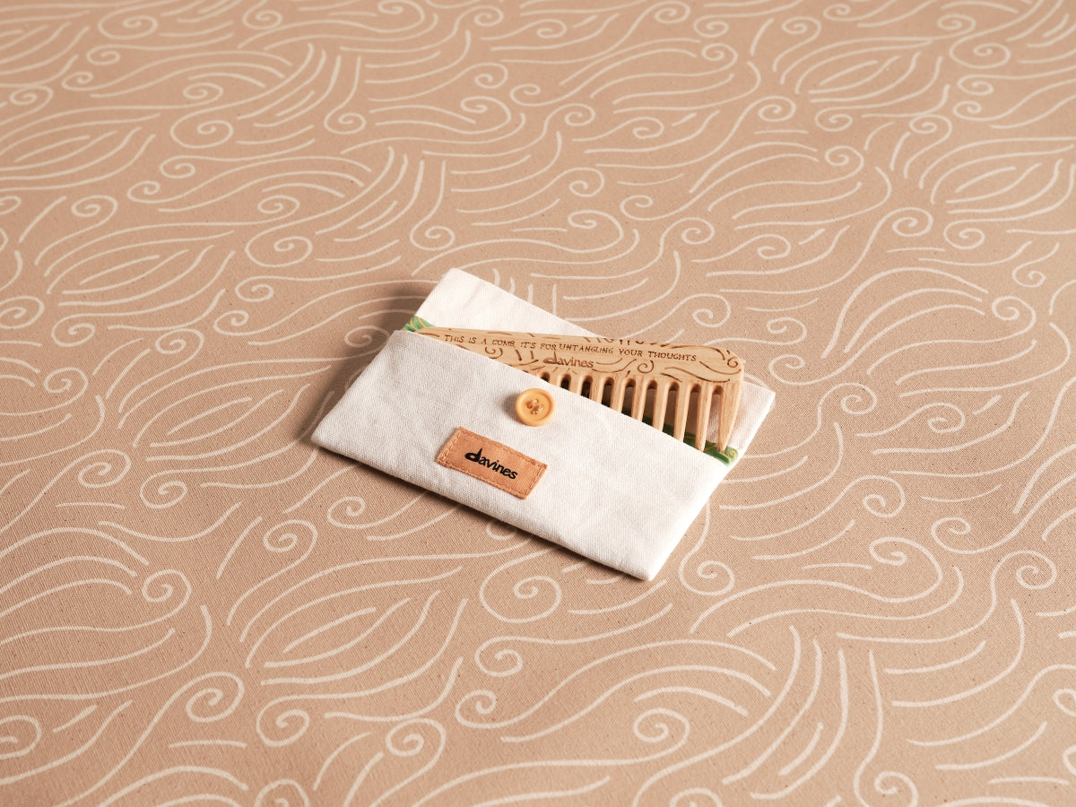 Davines UK | Limited edition wide tooth wooden comb