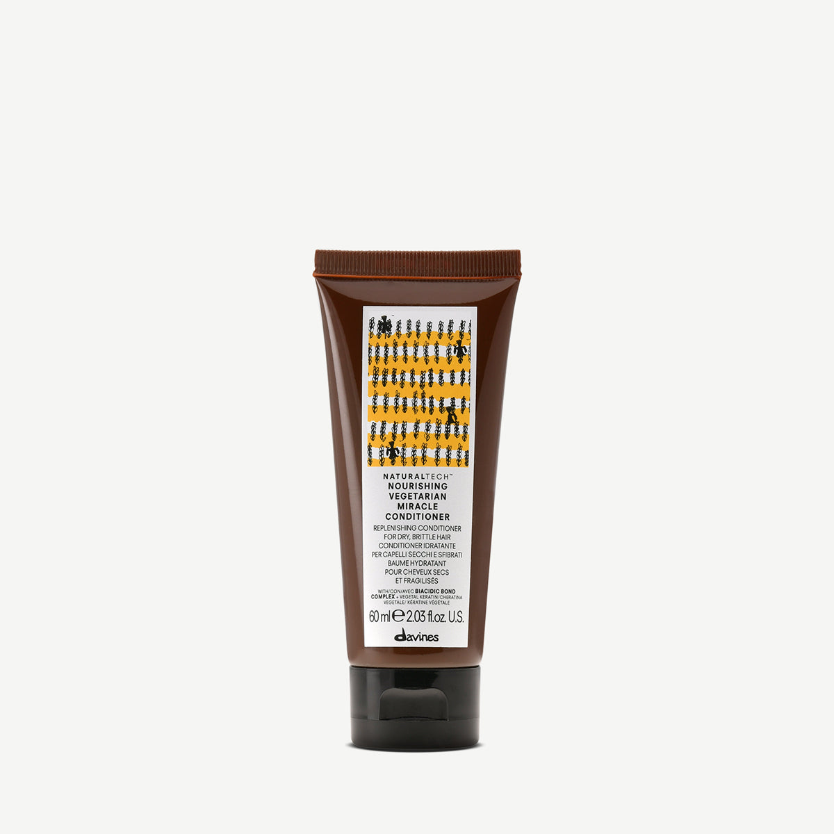 Davines UK NOURISHING Vegetarian Miracle Conditioner - Moisturizing balm for dry and brittle hair