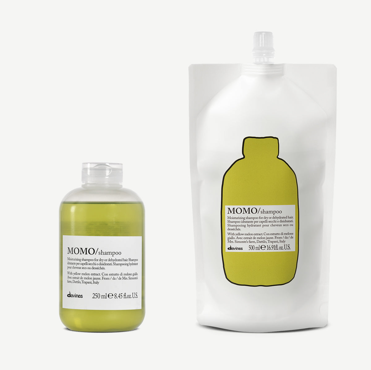 MOMO Shampoo + Refill 1  2 pz.Davines