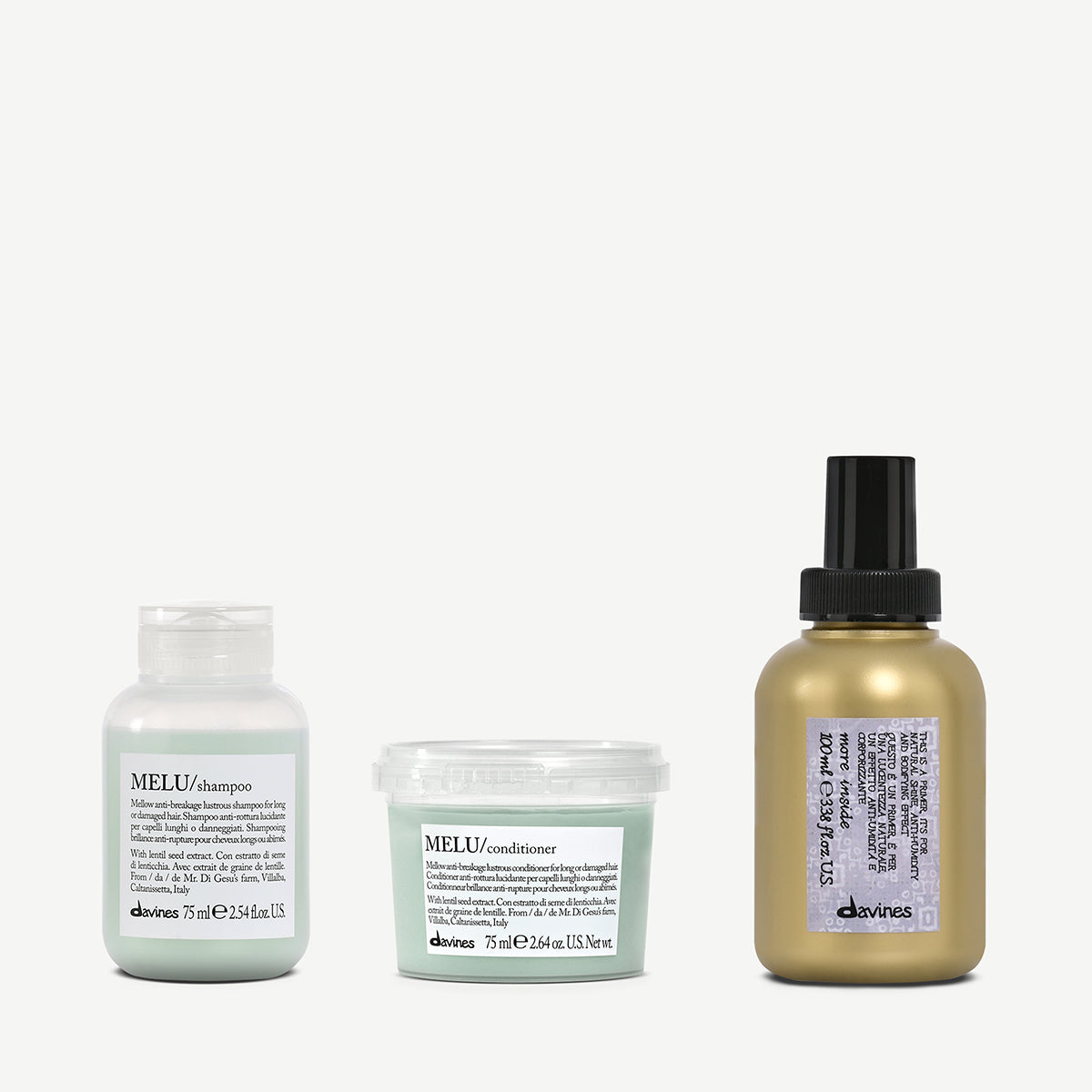 Long Hair Trial Kit 1  3 pz.Davines
