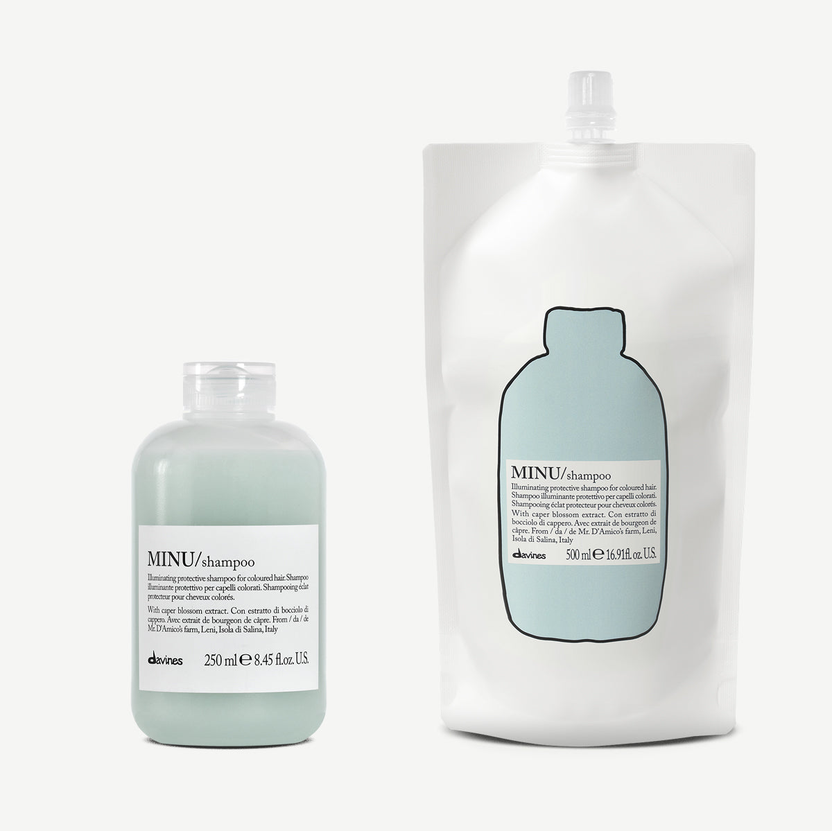 MINU Shampoo + Refill 1  2 pz.Davines