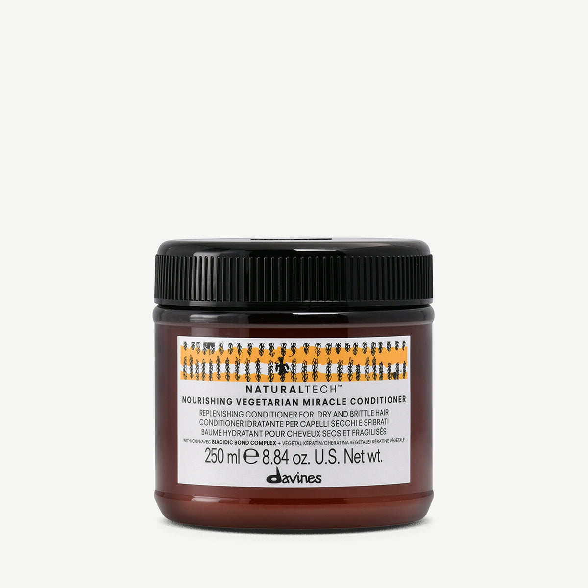 Davines UK NOURISHING Vegetarian Miracle Conditioner - Moisturizing balm for dry and brittle hair