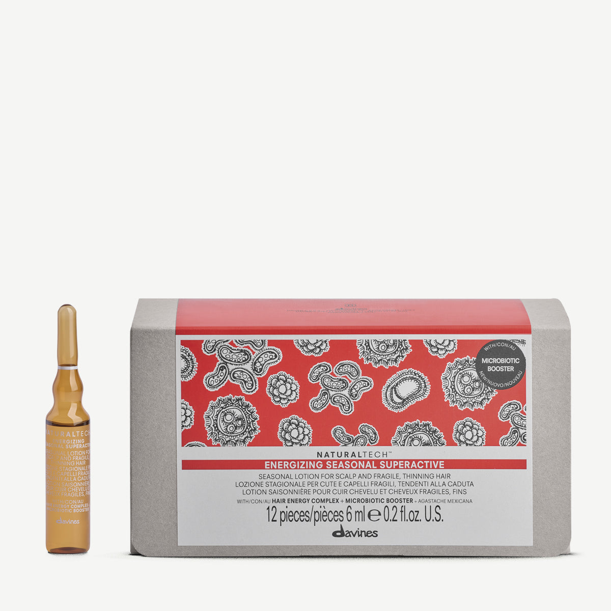 ENERGIZING Seasonal Superactive Seasonal treatment for scalp and fragile, thinning hair 6 ml Davines