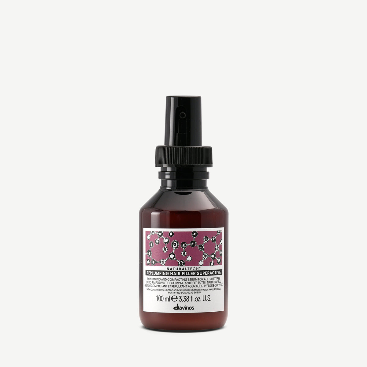 Davines UK REPLUMPING Hair Filler Superactive Leave-in - Replumping and compacting serum for all hair types