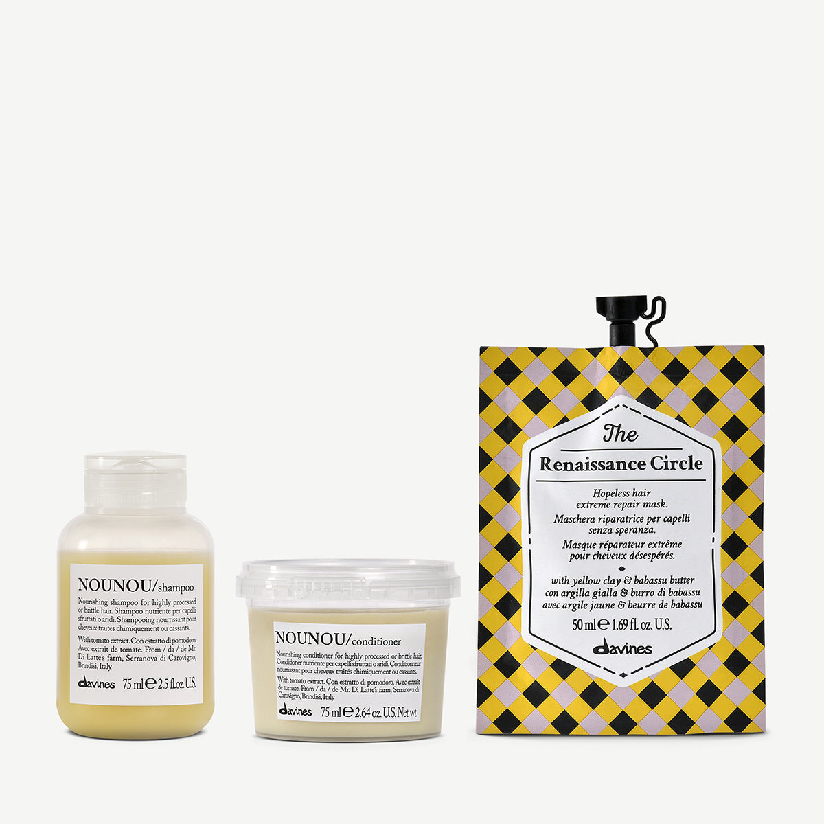 Damaged Hair Trial Kit 1  3 pz.Davines