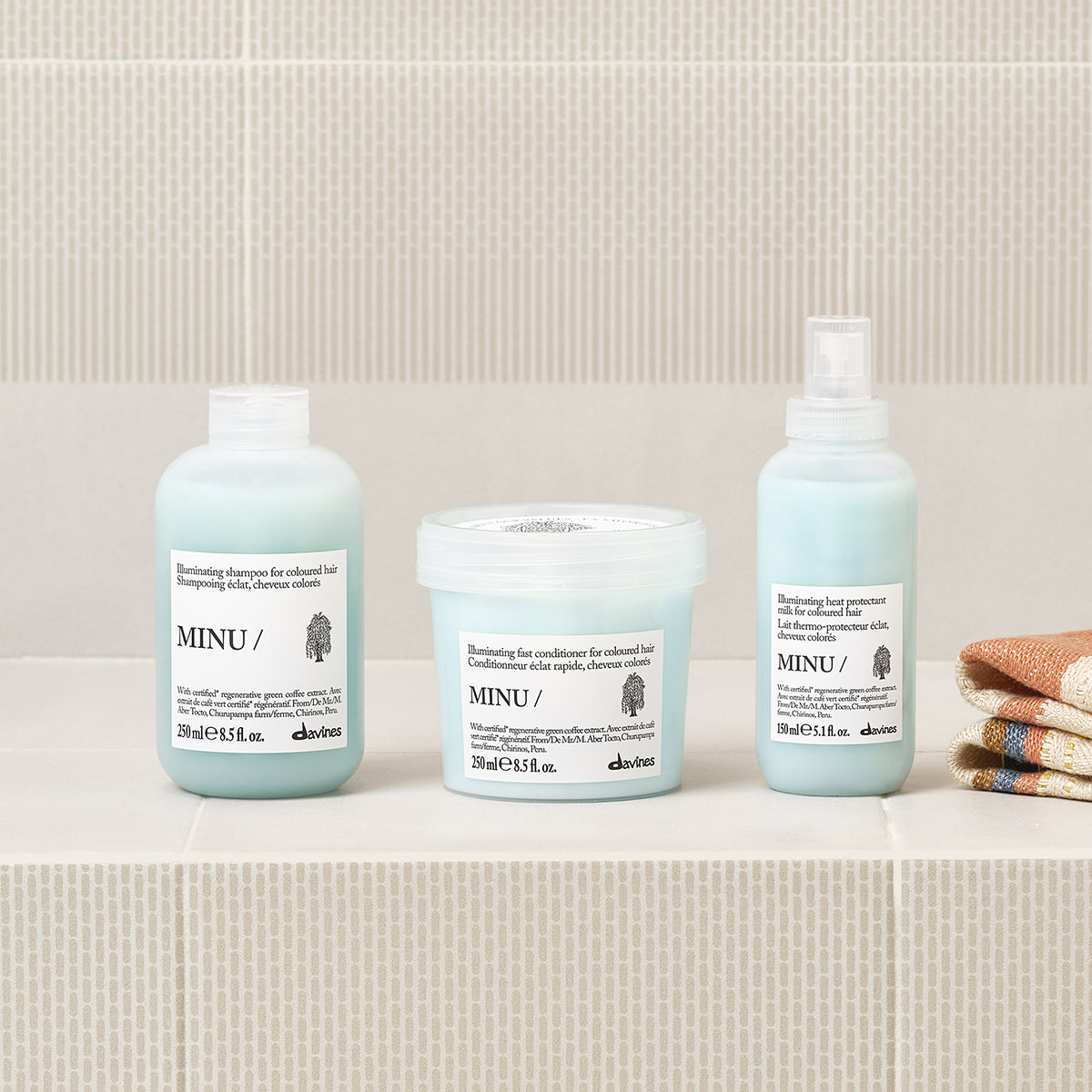 
Davines UK MINU Conditioner for coloured hair - Illuminating fast conditioner for coloured hair