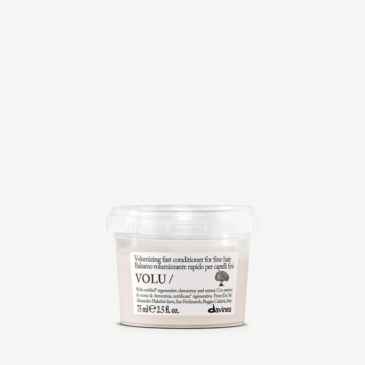 
Davines UK VOLU Conditioner for fine hair - Volumizing fast conditioner for fine hair