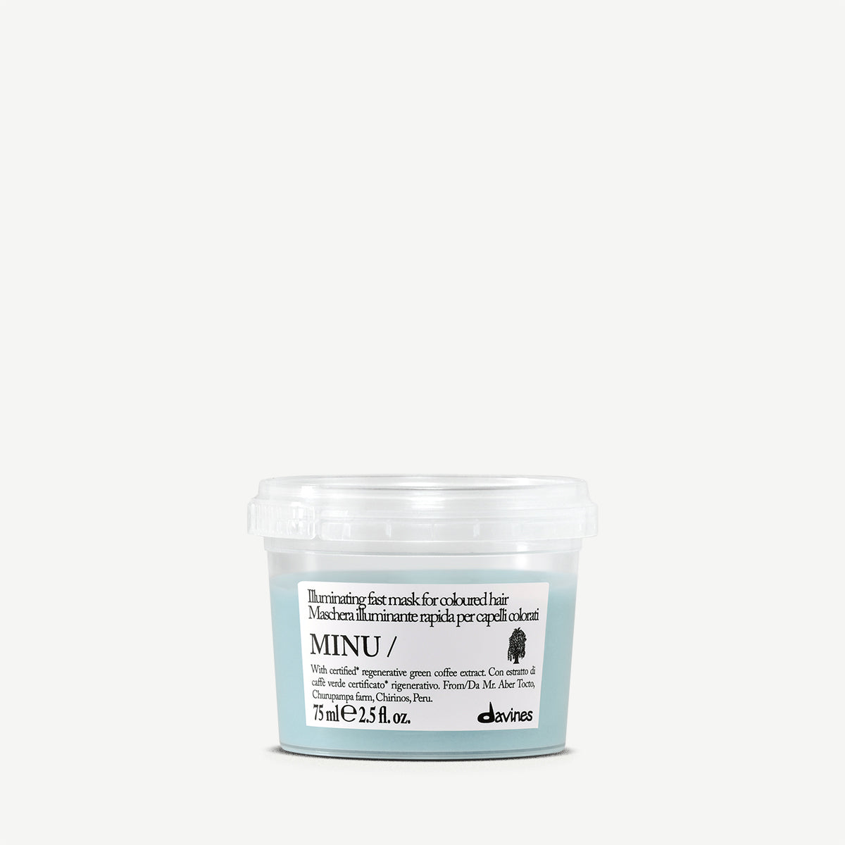 
Davines UK MINU Mask - Illuminating fast mask for coloured hair