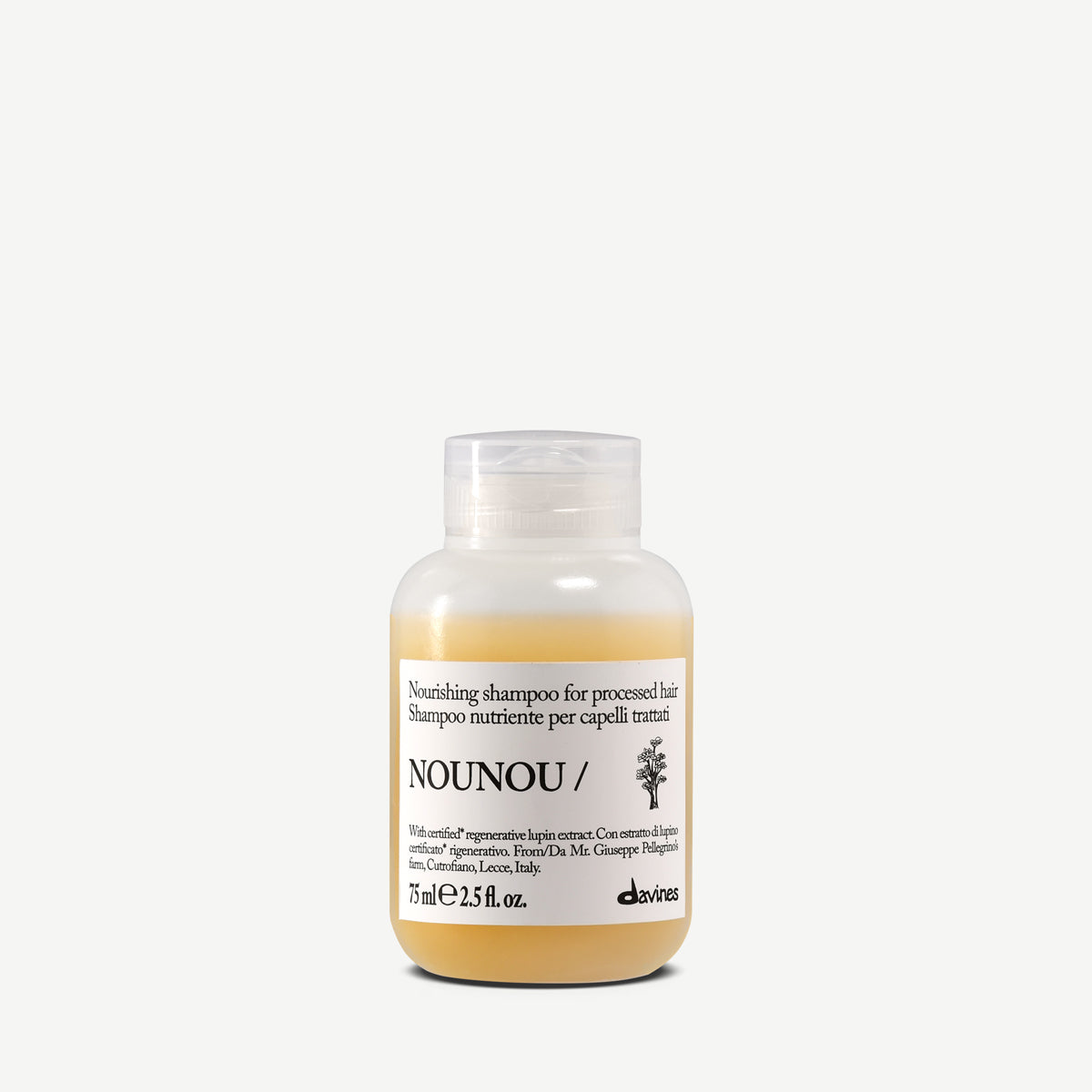 
Davines UK NOUNOU Shampoo - Nourishing shampoo for processed hair