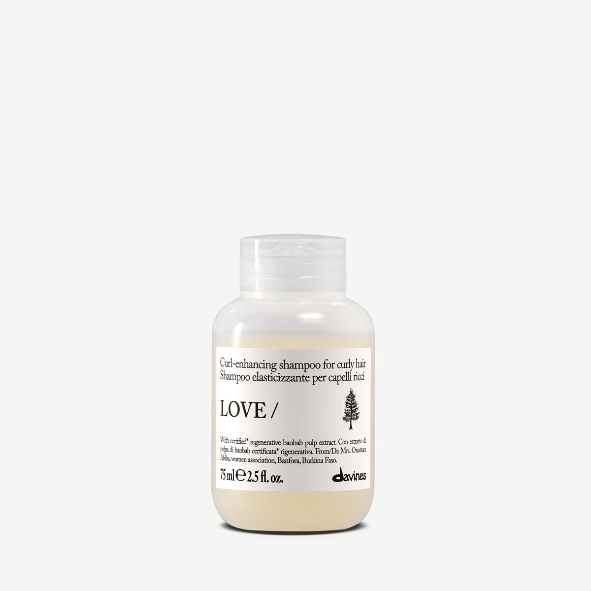 
Davines UK LOVE CURL Shampoo for curls and waves - Curl-enhancing shampoo for curly hair