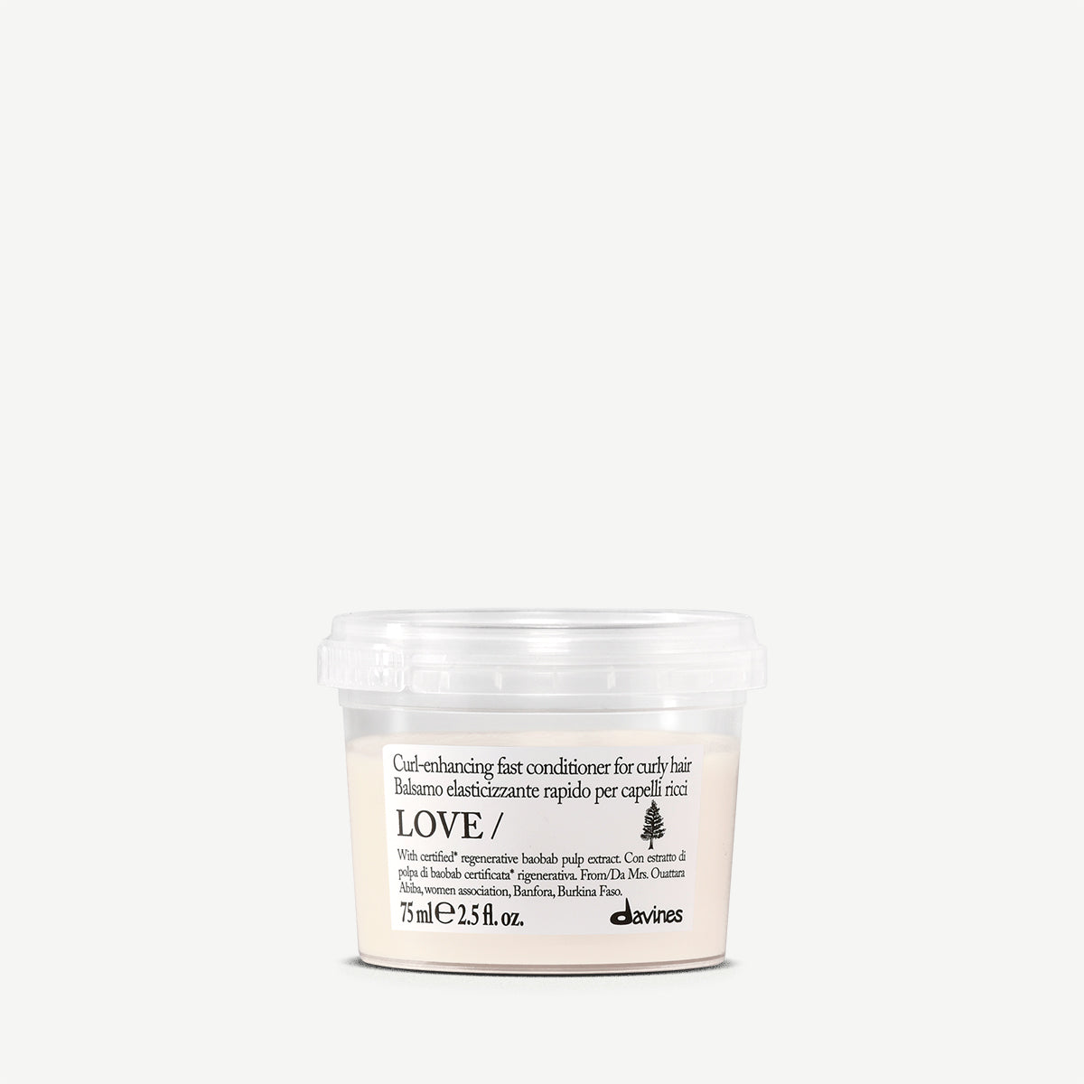
Davines UK LOVE CURL Conditioner for curls and waves - Curl-enhancing fast conditioner for curly hair