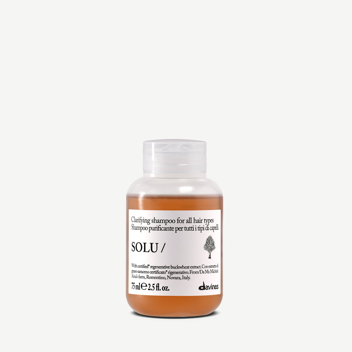 
Davines UK SOLU Clarifying Shampoo - Clarifying shampoo for all hair types