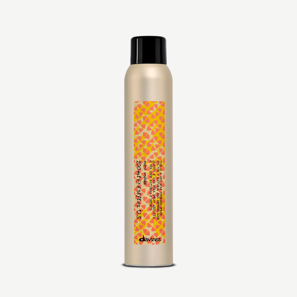 Dry wax finishing spray