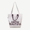 We Sustain Beauty Bag GROW BEAUTIFUL regenerative organic lifestyle bag   Davines
