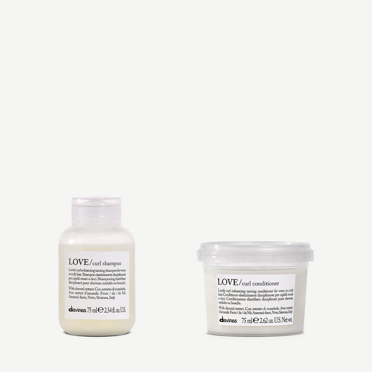 LOVE CURL Travel Duo 1  2 pz.Davines
